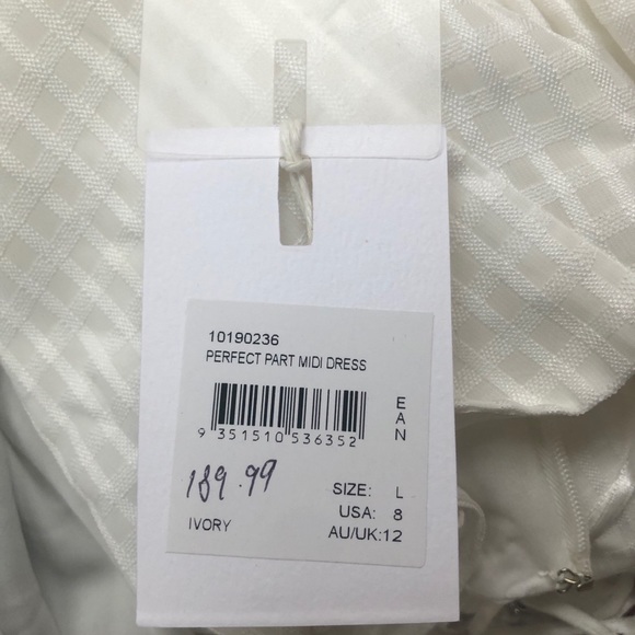 PERFECT PART MIDI DRESS IVORY - Picture 3 of 3